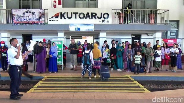 Long Weekend, Penumpang Kereta Api di Kutoarjo Meningkat