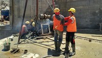 Pembangunan fisik proyek digarap konsorsium perusahaan asal Korea, PT Daelim Industrial Co. Ltd dengan PT Wijaya Karya dan PT Waskita Karya. Dok. Kementerian PUPR.