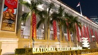 National Gallery Singapore merupakan salah satu destinasi wajib di Singapura. Galeri ini pun merupakan yang terbesar di Asia Tenggara (Tri/detikTravel)