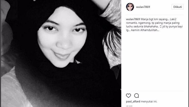 Inilah Wulan Mayasari, istri kedua Opick.