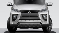 Gaya desain yang menjadi identitas MPV baru Mitsubishi, yaitu Mitsubishi Xpander hadir di konsep Delica yang digambarkan ini. Foto: Pool (Autoevolution)