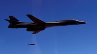 B-1B Lancer menjatuhkan bom MK-84. Republic of Korea Air Force/Yonhap/via REUTERS.