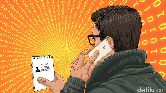 Ilustrasi bisnis data nasabah