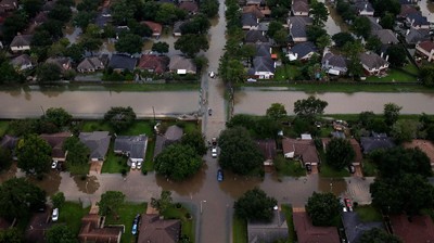 Banjir Texas Dilihat Dari Atas