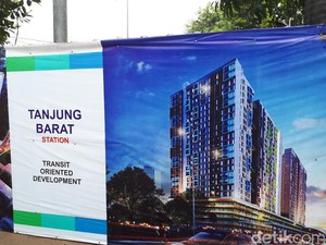 Mau Punya Rumah di Atas Stasiun Tanjung Barat? Bisa Pesan di Sini