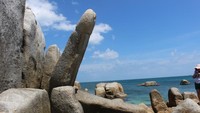 Pulau Lelaki di Belitung, belum banyak orang yang tahu. Pulau ini katanya punya susunan bebatuan yang unik (Brigida Emi Lillia/dTraveler)