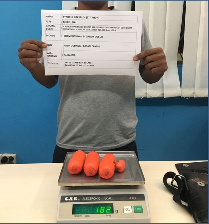 Simpan Sabu di Anus, 2 Penumpang Feri Dicokok