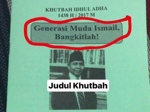 Khatib Salat Id di Pondok Gede: Khotbah Saya Tak Berisi Politik