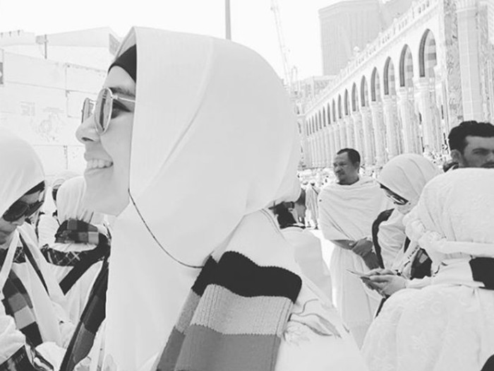 Salam dari Risty Tagor yang Tengah Tunaikan Ibadah Haji