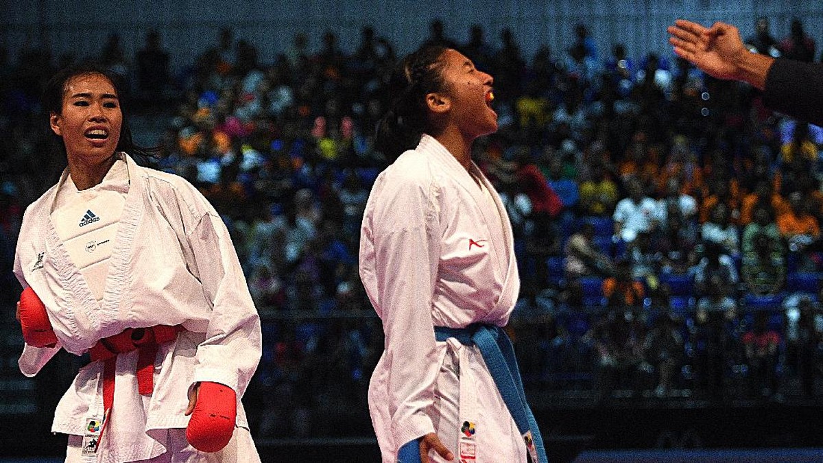 EMAS KARATE KUMITE PUTRI Cok Istri Agung Sanestya Rani EMAS KARATE KUMITE PUTRI Cok Istri Agung Sanestya Rani