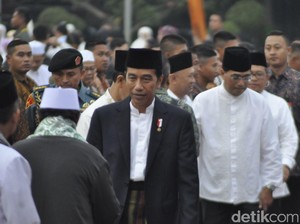 Salat Idul Adha di Sukabumi, Jokowi Ingatkan Soal Keberagaman RI
