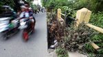Jalan Pramuka Depok Longsor