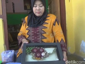 Tas Pandan Berhias Kain Perca di Jombang Tembus Luar Negeri