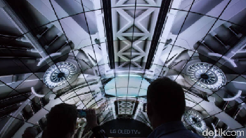 Salah satu pameran teknologi terbesar ini menampilkan banyak sekali produk-produk teknologi terbaru dari lebih dari 100 produsen teknologi di dunia. Foto: Getty Images