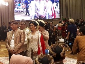 Momen Putra BG dan Putri Buwas Jalani Panggih Adat Solo