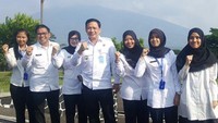Indria beberapa kali memposting foto saat berkegiatan sebagai pegawai BNN