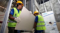 Beberapa material pendukung inovatif digunakan dalam proyek ini. Diantaranya adalah XRoc, papan gypsum dari Saint-Gobain Gyproc yang bebas timbal dan dapat memberikan perlindungan terhadap paparan radiasi sinar-X.