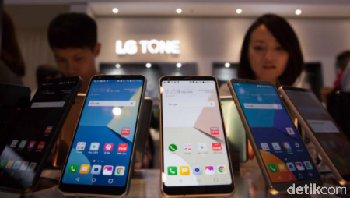 LG juga ikut ambil bagian dalam ajang ini. Foto: Getty Images