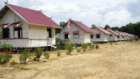 Desa Sialing yang kini sudah teraliri listrik. (Dok. PLN Kalselteng)