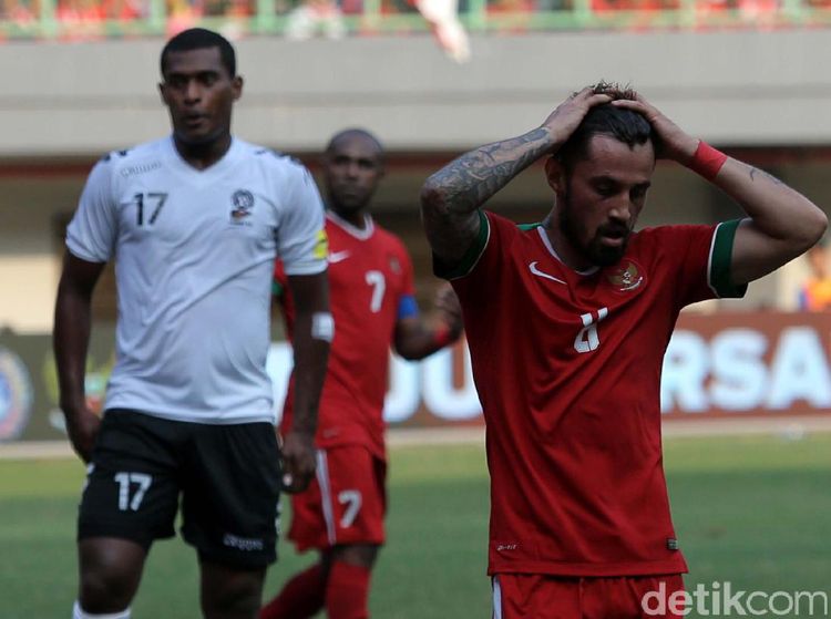 Foto: Indonesia Gagal Kalahkan Fiji