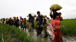 Perjuangan Warga Rohingya Menyelamatkan Diri ke Bangladesh