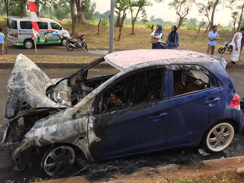 Diler Honda  Duga Brio  yang  Terbakar Sudah Dimodifikasi