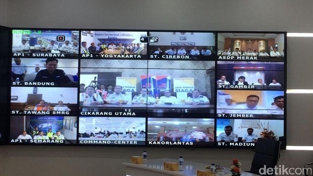 Pantauan lalu lintas sepanjang arus balik Idul Adha