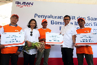 BNI Beri KUR pada Petani Bawang di Sembalun