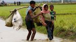 Perjuangan Warga Rohingya Menyelamatkan Diri ke Bangladesh