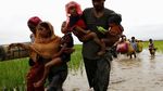 Perjuangan Warga Rohingya Menyelamatkan Diri ke Bangladesh