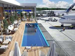 Segar! Bandara Ini Bakal Punya Kolam Renang