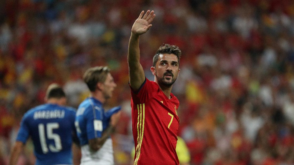 David Villa memutuskan untuk pensiun di akhir musim ini. (Foto: Sergio Perez/Reuters)