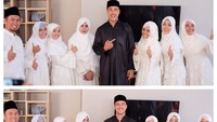 Hamish berpose bersama kerabat dekat saat pengajian. Foto: Bridestory/ Hamish Daud Fanbase