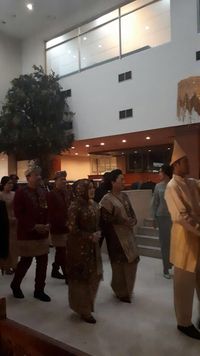 Resepsi Pernikahan, Anak Buwas-BG Berpakaian Adat Minang