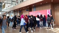 Setelah 4 tahun menunggu, akhirnya fans bisa berjumpa lagi dengan sang leader, G-Dragon. Foto: Delia Larasati/ detikHOT