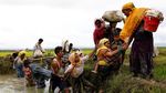 Perjuangan Warga Rohingya Menyelamatkan Diri ke Bangladesh