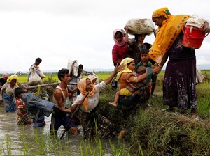 Hindari Konflik, Nyaris 90 Ribu Warga Rohingya Kabur dari Myanmar