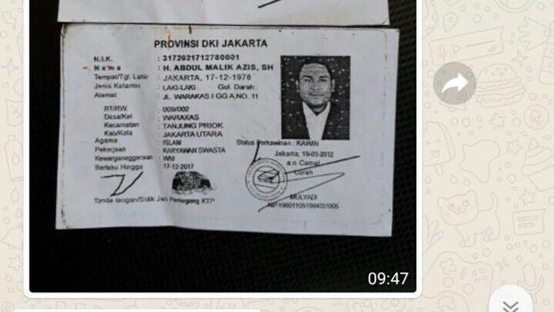Pelaku pembunuhan tersebut ialah suami korban bernama Abdul Malik Azis yang ditangkap petugas gabungan pada Minggu (3/9)