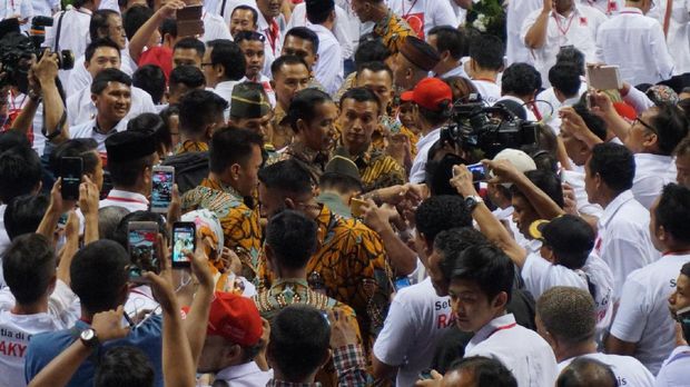 Presiden Jokowi di Rakernas Projo
