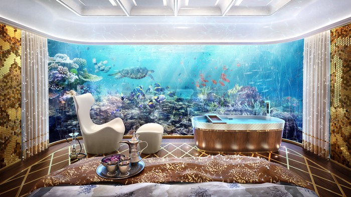 Foto Dijual Rumah Bawah Laut Dubai Rp 150 Miliar