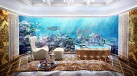 Bagian bawah air terdapat beberapa ruangan seperti, kamar tidur utama dan kamar mandi. Istimewa/businessinsider.