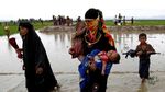 Tatapan Kosong Anak Rohingya
