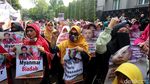 Kedubes Myanmar di Jakarta juga Didemo terkait Rohingya