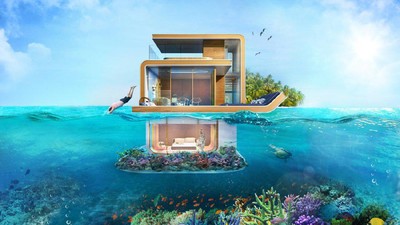 Foto: Dijual! Rumah Bawah Laut Dubai Rp 150 Miliar