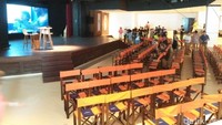 Selain keluarga, Club Med Bintan juga memberikan fasiltas bagi tamu yang ingin berbisnis. Ada ruangan berbentuk theater yang bisa di gunakan untuk meeting dan berbisnis (Bonauli/detikTravel)