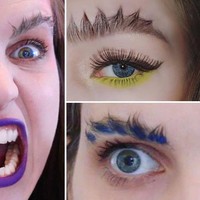 Alis Naga juga sempat jadi viral setelah tren alis bulu burung. Bentuknya alis dibuat runcing-runcing ke atas seperti bentuk badan naga. Foto: dok. Instagram