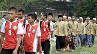 Ratusan santri se-DKI Jakarta mengikuti Liga Santri Nusantara 2017.