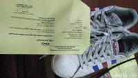 Foto: Sepatu pelaku turut dijadikan barang bukti (Edo-detikcom)