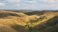 Satu lagi objek wisata alam yang sungguh indah di Sumba adalah Bukit Wairinding. Penampakannya bagai savana yang begitu luas. Sekadar duduk santai menikmati keindahannya pun sudah bikin bahagia (marie.rx/Instagram)
