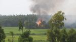 Potret Rumah-rumah Warga Rohingya yang Hangus Dibakar